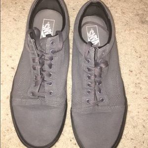 Old School Gray Van’s size 11 Men’s women’s 12